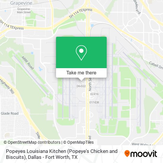 Popeyes Louisiana Kitchen (Popeye's Chicken and Biscuits) map