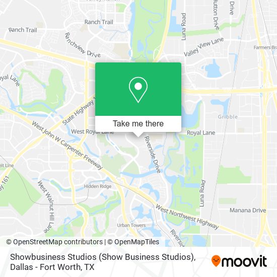 Mapa de Showbusiness Studios (Show Business Studios)