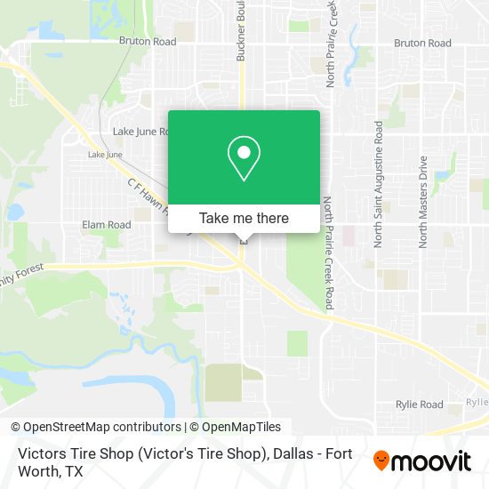 Victors Tire Shop (Victor's Tire Shop) map