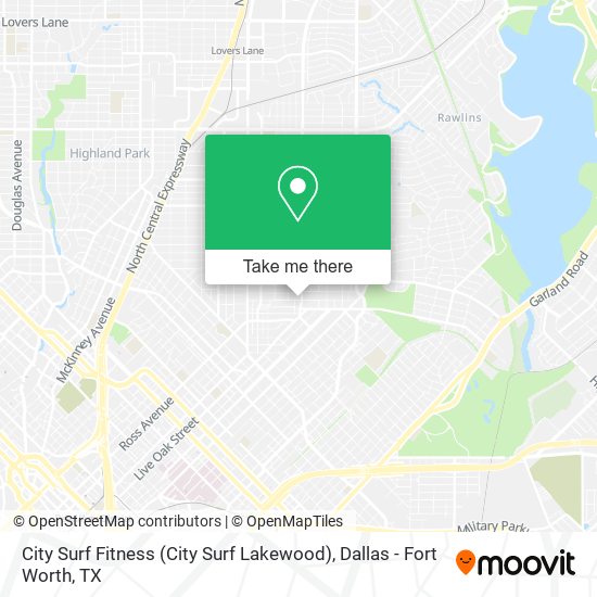 Mapa de City Surf Fitness (City Surf Lakewood)