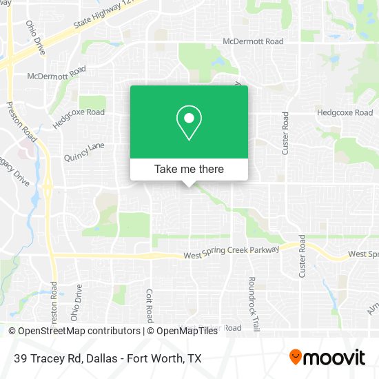 Mapa de 39 Tracey Rd
