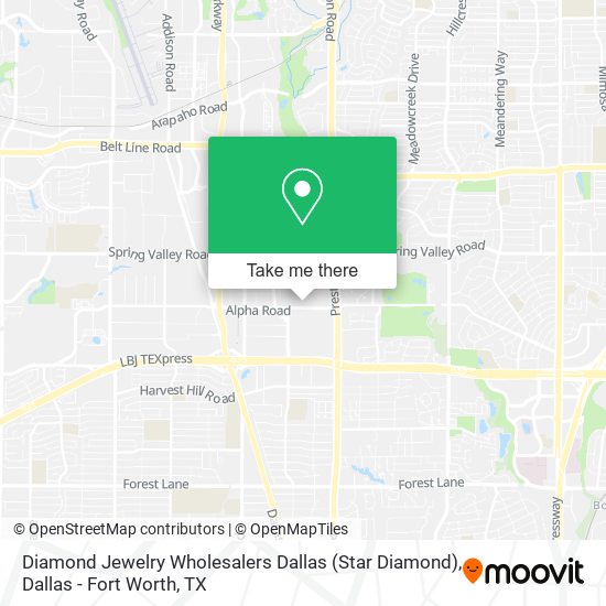 Diamond Jewelry Wholesalers Dallas (Star Diamond) map