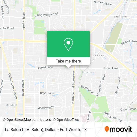 La Salon (L.A. Salon) map