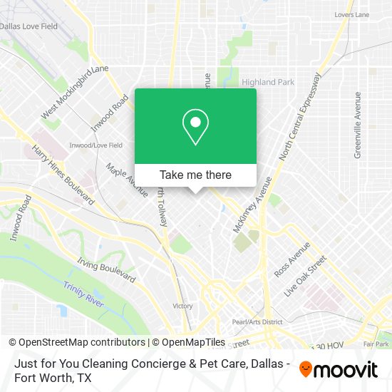 Mapa de Just for You Cleaning Concierge & Pet Care