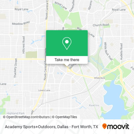 Academy Sports+Outdoors map