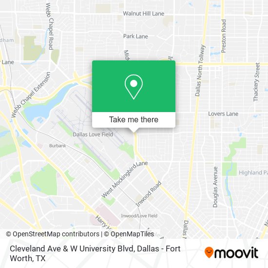 Cleveland Ave & W University Blvd map