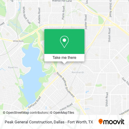 Peak General Construction map