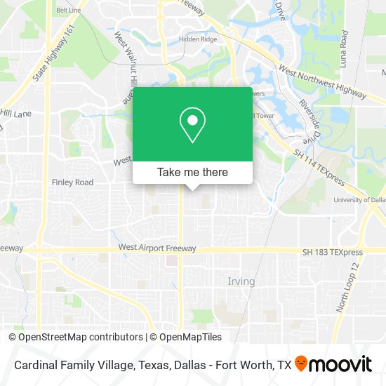 Mapa de Cardinal Family Village, Texas