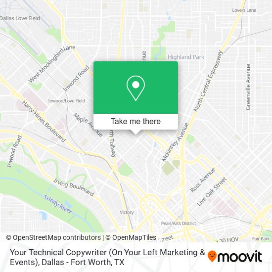 Your Technical Copywriter (On Your Left Marketing & Events) map