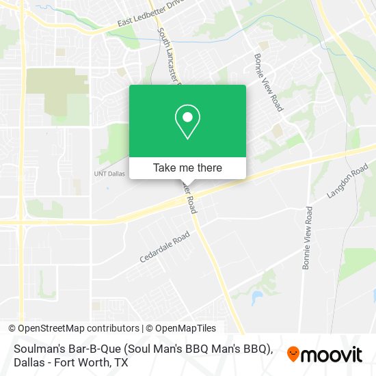 Soulman's Bar-B-Que (Soul Man's BBQ Man's BBQ) map