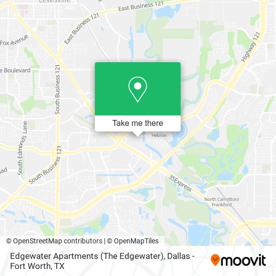 Mapa de Edgewater Apartments (The Edgewater)