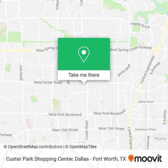 Custer Park Shopping Center map