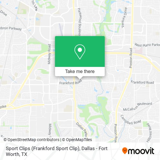 Sport Clips (Frankford Sport Clip) map