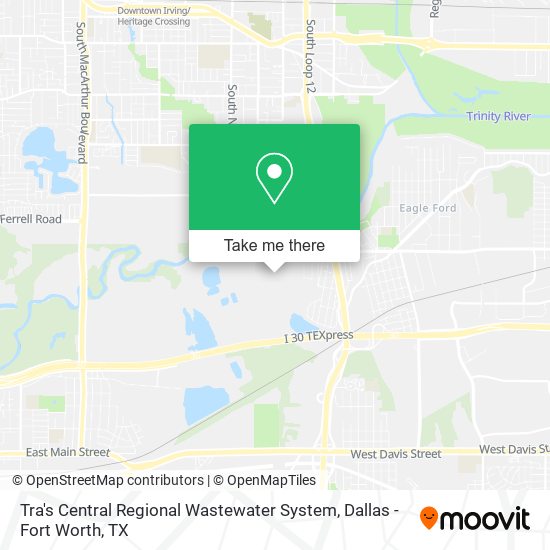 Tra's Central Regional Wastewater System map