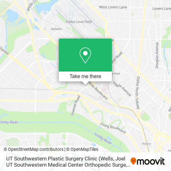 Mapa de UT Southwestern Plastic Surgery Clinic