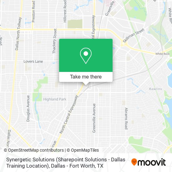 Synergetic Solutions (Sharepoint Solutions - Dallas Training Location) map