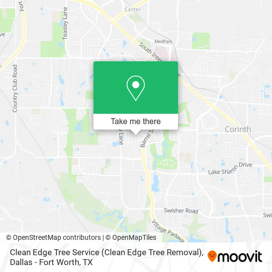 Clean Edge Tree Service map