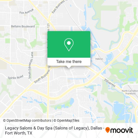 Mapa de Legacy Salons & Day Spa (Salons of Legacy)