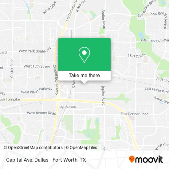 Capital Ave map