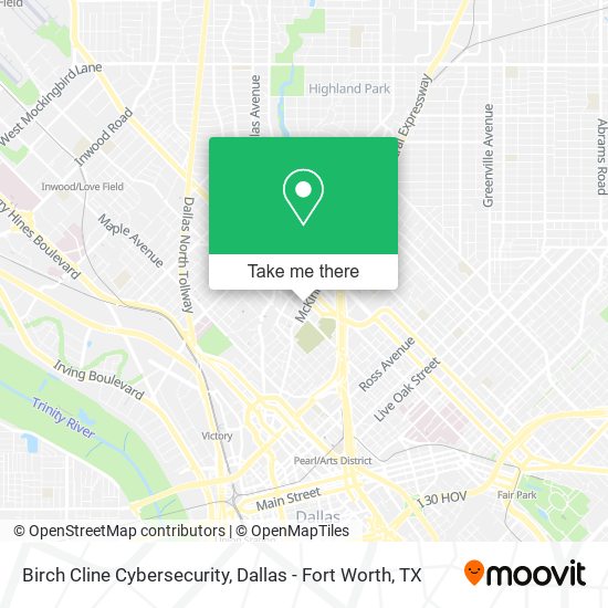 Birch Cline Cybersecurity map
