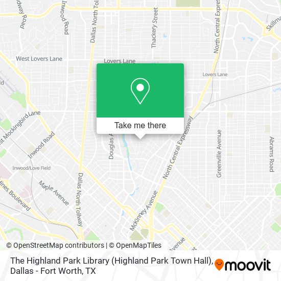 Mapa de The Highland Park Library (Highland Park Town Hall)