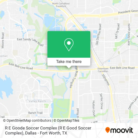 R E Goode Soccer Complex map