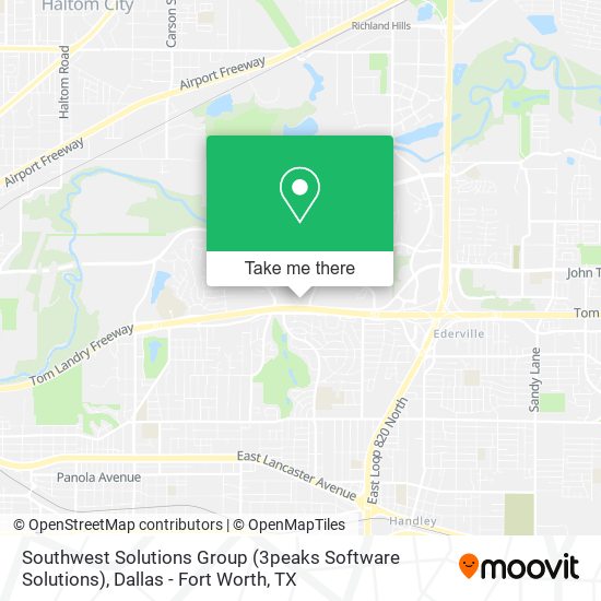 Southwest Solutions Group (3peaks Software Solutions) map
