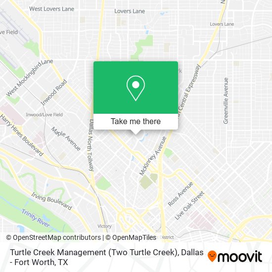 Turtle Creek Management (Two Turtle Creek) map