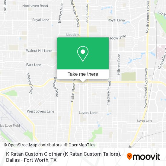 K Ratan Custom Clothier map