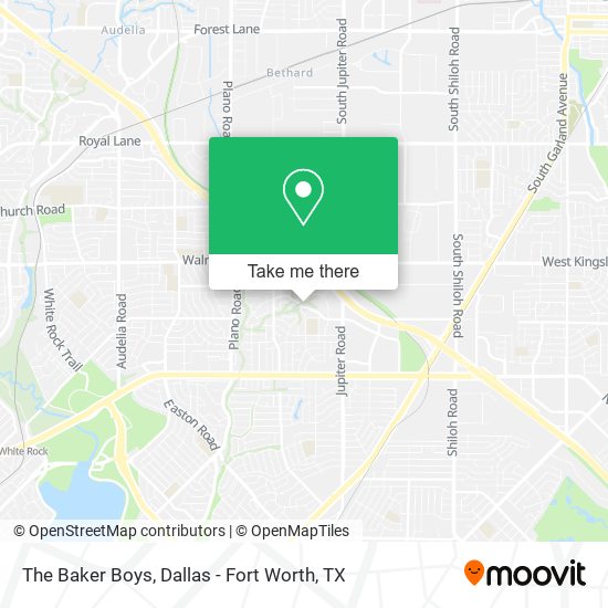 The Baker Boys map