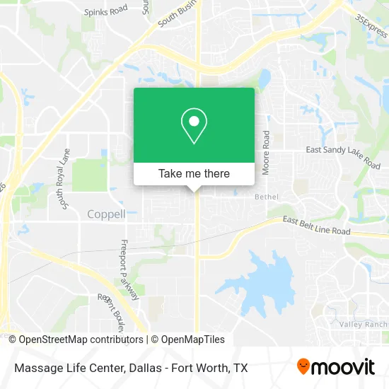 Massage Life Center map