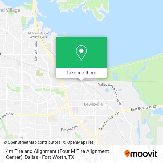 Mapa de 4m Tire and Alignment (Four M Tire Alignment Center)