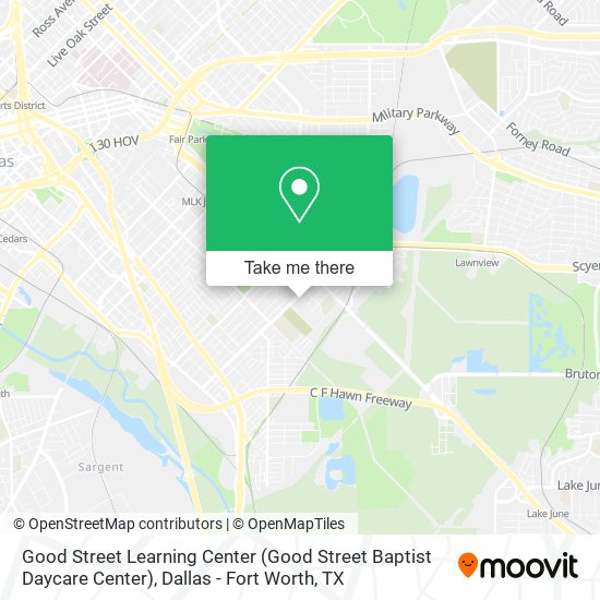 Mapa de Good Street Learning Center (Good Street Baptist Daycare Center)