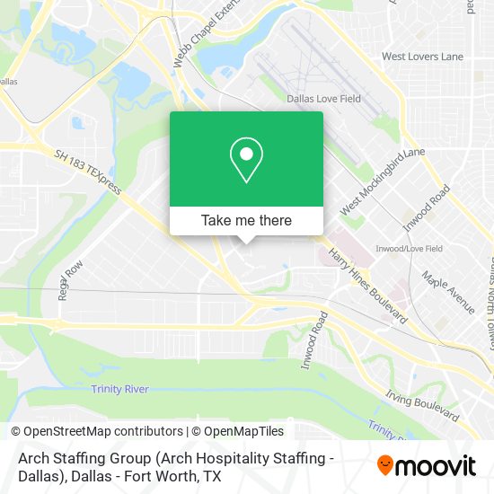 Arch Staffing Group (Arch Hospitality Staffing - Dallas) map