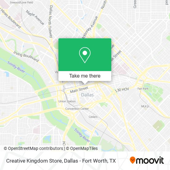 Creative Kingdom Store map