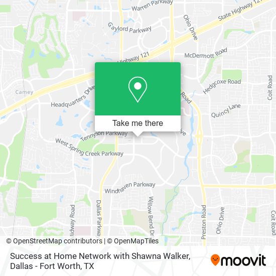 Success at Home Network with Shawna Walker map