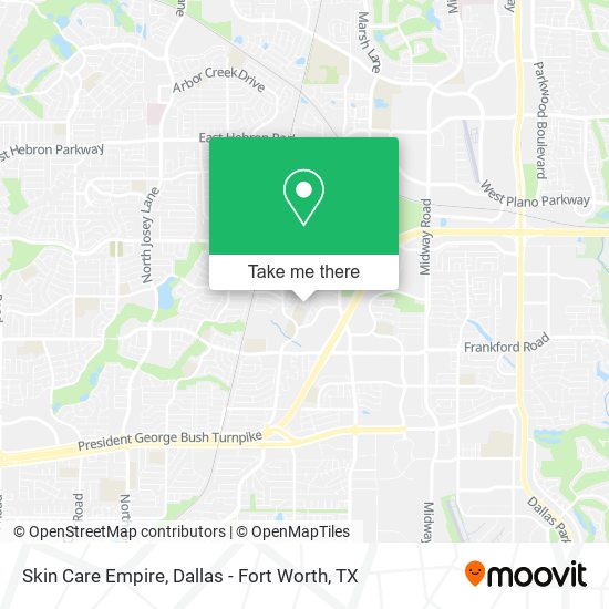 Skin Care Empire map