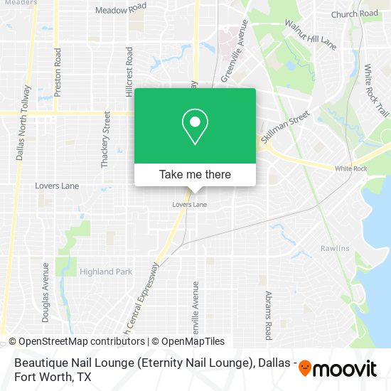 Mapa de Beautique Nail Lounge (Eternity Nail Lounge)