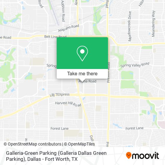 Galleria-Green Parking map