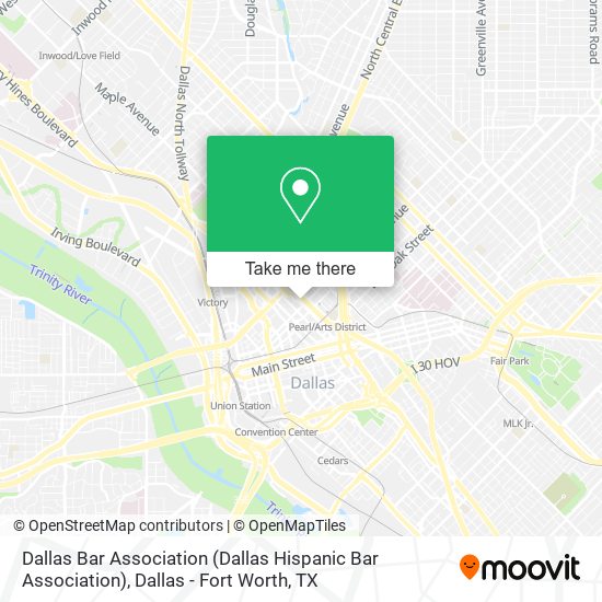 Dallas Bar Association map