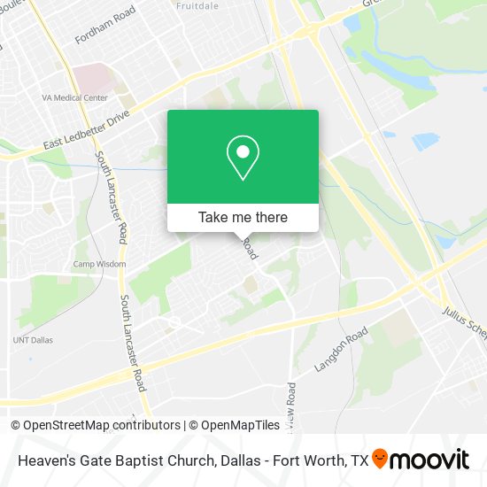 Mapa de Heaven's Gate Baptist Church