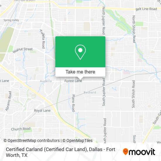 Mapa de Certified Carland (Certified Car Land)