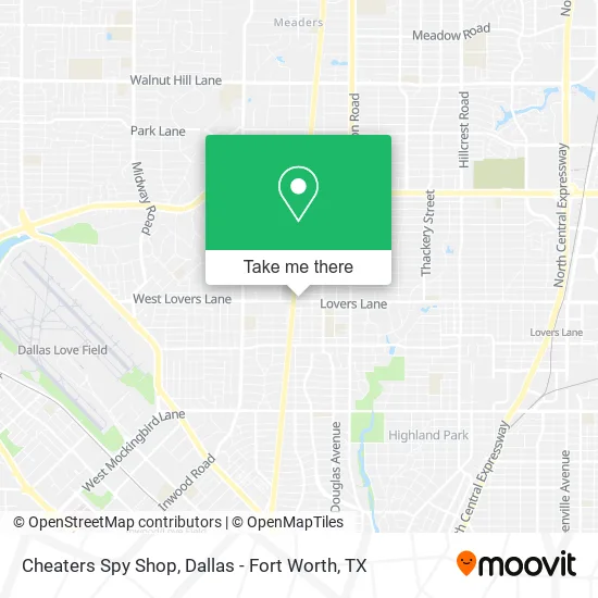 Cheaters Spy Shop map