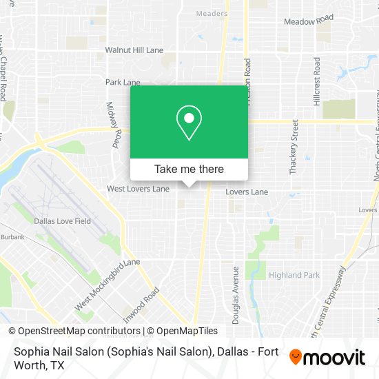 Mapa de Sophia Nail Salon