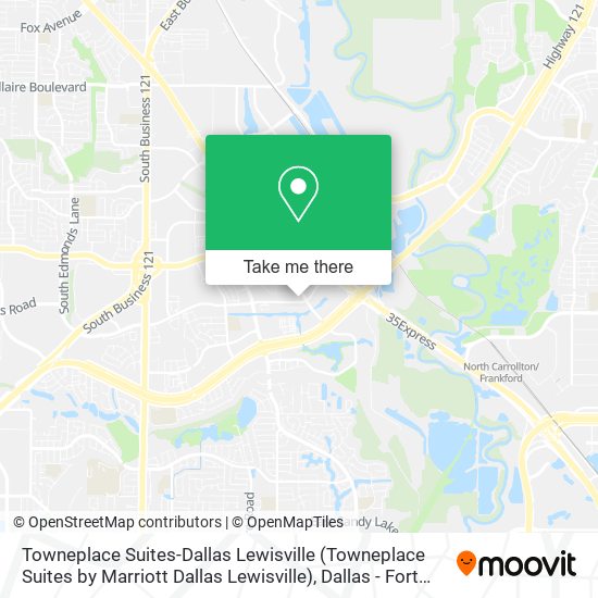 Mapa de Towneplace Suites-Dallas Lewisville (Towneplace Suites by Marriott Dallas Lewisville)