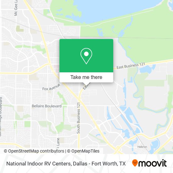 National Indoor RV Centers map