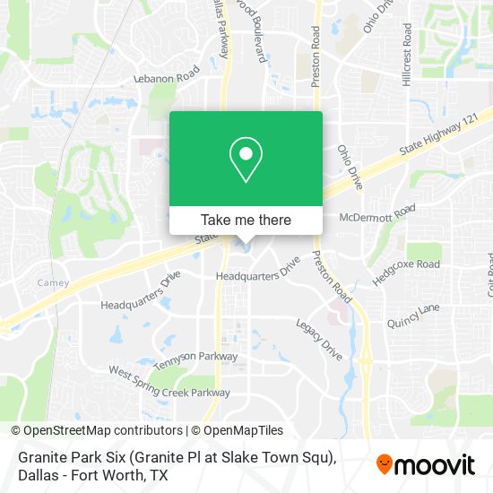 Granite Park Six (Granite Pl at Slake Town Squ) map