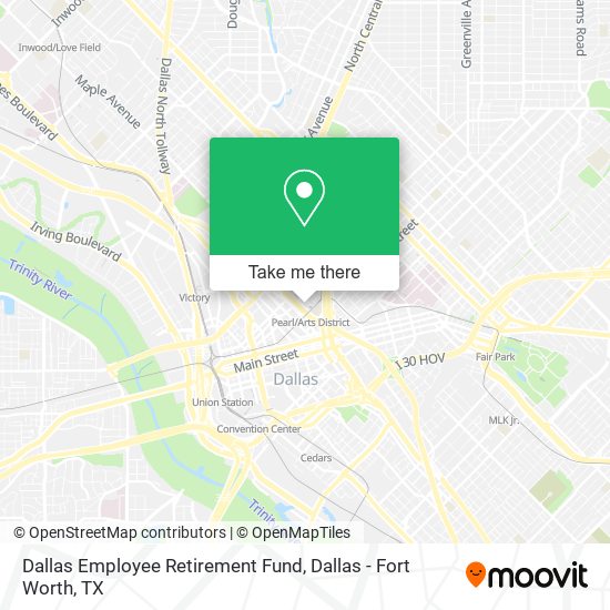 Mapa de Dallas Employee Retirement Fund