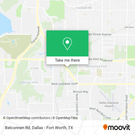 Belconnen Rd map