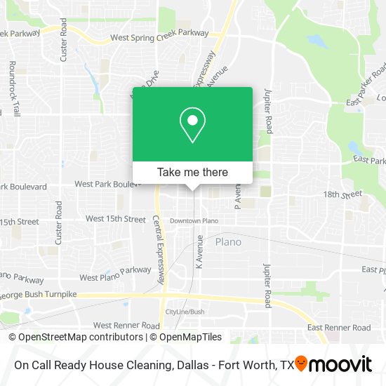 On Call Ready House Cleaning map